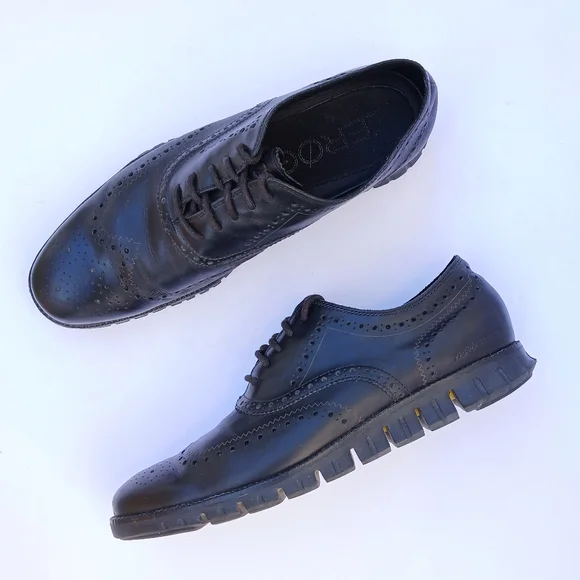 Cole Haan Zerogrand Wingtip Black size 13 - Picture 2 of 8